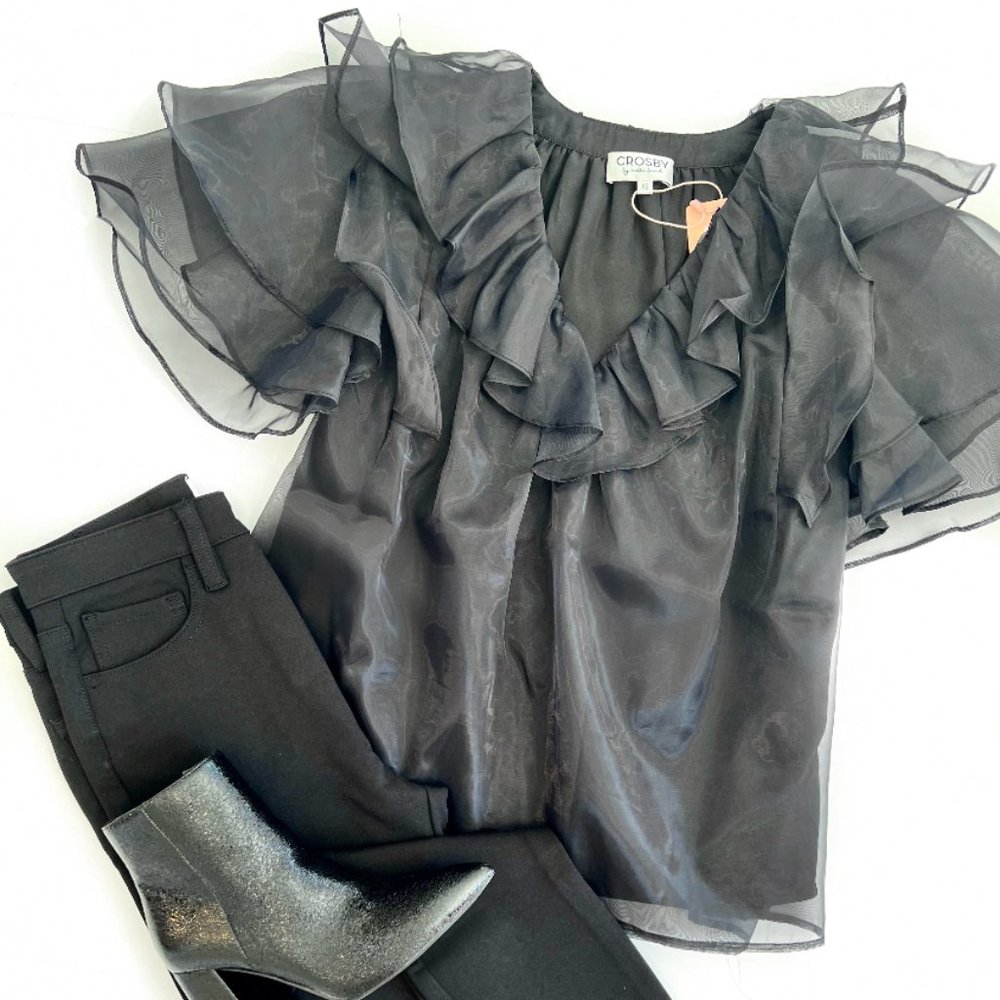 Crosby by Mollie Burch Poppy top- black